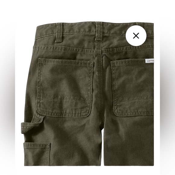 NWT Carhartt Slim Fit Double Front Work Pants Sz 18 Reg - Picture 8 of 9